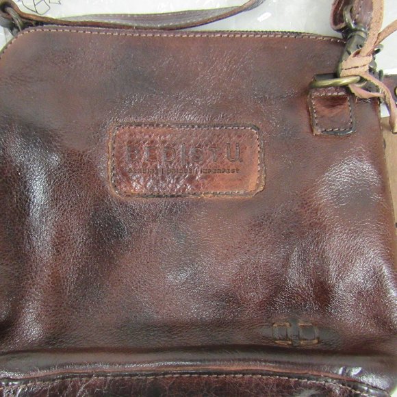 Bed Stu Bags Bed Stu Ventura Crossbody Bag Teak Leather New Poshmark